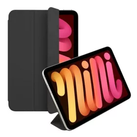   Apple IPAD mini 7 (2024) APPLE Smart Folio tok álló, bőr hatású aktív FLIP, asztali tartó, SZÉNSZÜRKE