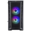 CoolerMaster COOLER MASTER Ház Mini Tower ATX MASTERBOX MB311L ARGB + Kontroller + 2db Ventil