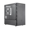 CoolerMaster COOLER MASTER Ház Mini Tower ATX MasterBox MB400L ODD foglalattal, 1db Ventiláto