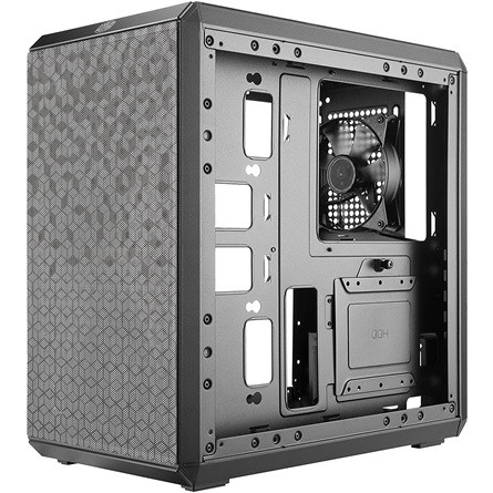Cooler Master MasterBox Q300L táp nélküli ablakos MT Mini Tower számítógépház fekete
