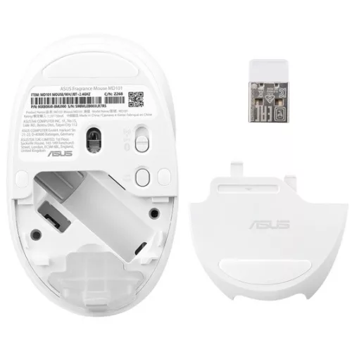 ASUS Mouse ASUS MD101 Vezeték nélküli Egér - Fehér