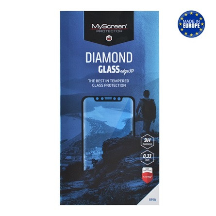 Myscreen Huawei P40 Pro+ 5G MYSCREEN DIAMOND GLASS EDGE képernyővédő üveg 3D, 9H, FEKETE