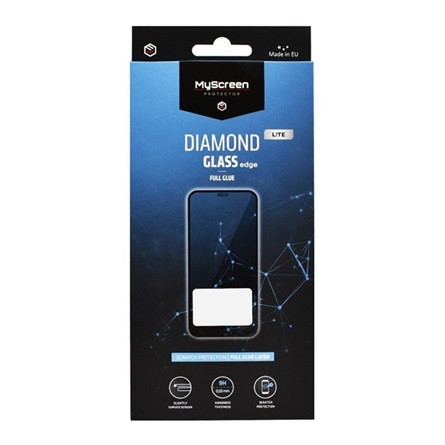 Myscreen Honor X8b 4G MYSCREEN DIAMOND GLASS LITE EDGE képernyővédő üveg 2.5D, 9H, FEKETE