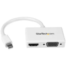  StarTech Displayport mini -> VGA HDMI M/F adapter 0.15m fehér