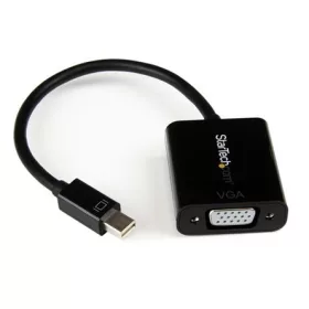 StarTech Displayport mini -> VGA M/F adapter 0.18m fekete