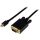 StarTech Displayport mini -> VGA M/M video jelkábel 1.8m aktív fekete