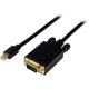 StarTech Displayport mini -> VGA M/M video jelkábel 1.8m aktív fekete