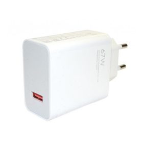   XIAOMI hálózati töltő USB aljzat 67W, gyorstöltő, FEHÉR