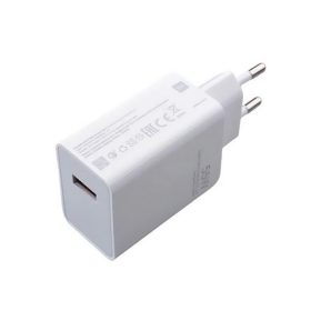   XIAOMI hálózati töltő USB aljzat 55W, gyorstöltő, FEHÉR