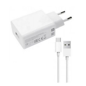  XIAOMI hálózati töltő USB aljzat 15W + Type-C kábel FEHÉR