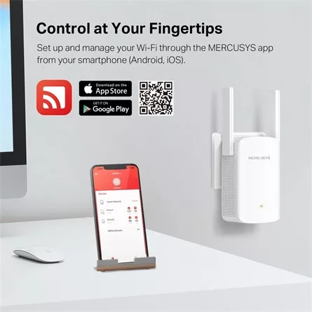 Mercusys ME60X AX1500 Dual-Band Wi-Fi range extender