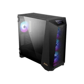   MSI PCC MSI Ház Midi ATX PROSPECT 700R, 4xARGB ventilátor, LCD Panel, Tápegység nélkül, üvegfalú, fekete