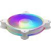 COOLERMASTER Fan Cooler Master - Case Fan - 12cm - MasterFan MF120 Halo2 - Fehér - MFL-B2DW-213P2-R2
