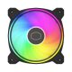 CoolerMaster Fan Cooler Master - Case Fan - 14cm - MasterFan MF140 Halo2 - Fekete - MFL-B4DN-16NP2-R2