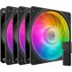 Cooler Master Fan Cooler Master - Case Fan - 12cm - Mobius 120P ARGB 3-Pack Fan Kit - MFZ-M2DN-243P2-R1