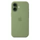 Apple iPhone 17 Silicone tok, MagSafe - Light Moss