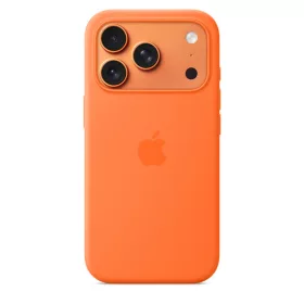 Apple iPhone 17 Pro Silicone tok, MagSafe – Orange