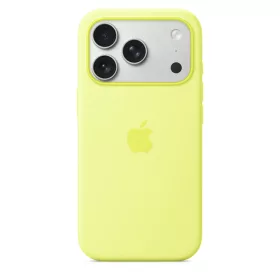 Apple iPhone 17 Pro Silicone tok, MagSafe – Neon Yellow