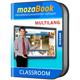   MOZAIK EDUCATION mozaBook MULTILANG - 40 languages / one device/ 1 Yearinteractive educational presentation software for teachers