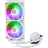 CoolerMaster Fan Cooler Master - MasterLiquid 240L Core ARGB White - Vízhűtés/univerzális - MLW-D24M-A18PZ-RW