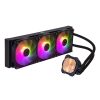 CoolerMaster COOLER MASTER CPU hűtő MASTERLIQUID 360L CORE ARGB (vízhűtés), 3 Ventilátoros, L