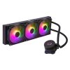 CoolerMaster COOLER MASTER CPU hűtő MASTERLIQUID 360L CORE ARGB (vízhűtés), 3 Ventilátoros, L