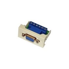   Rainbow 45 rendszer VGA modul  sorkapcsos 3C+2 1modult foglal fehér