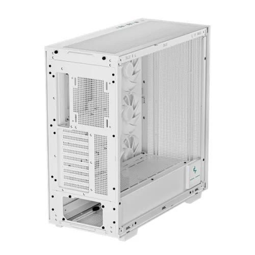 DeepCool Számítógépház - MORPHEUS WH (fehér, moduláris, 1x420mm venti,Mini-ITX /M-ATX /ATX /E-ATX, 4xUSB3.0, 1xUSB-C)