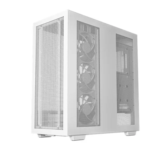 DeepCool Számítógépház - MORPHEUS WH (fehér, moduláris, 1x420mm venti,Mini-ITX /M-ATX /ATX /E-ATX, 4xUSB3.0, 1xUSB-C)