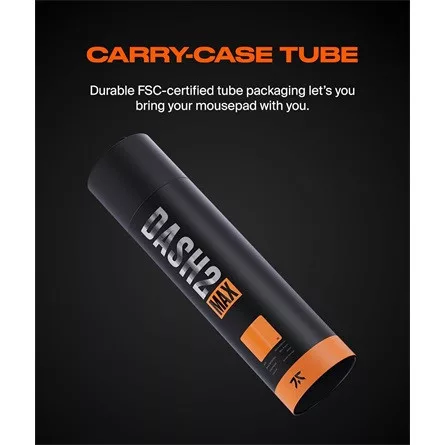 Fnatic Gear Dash2 MAX L gaming egérpad sunset orange