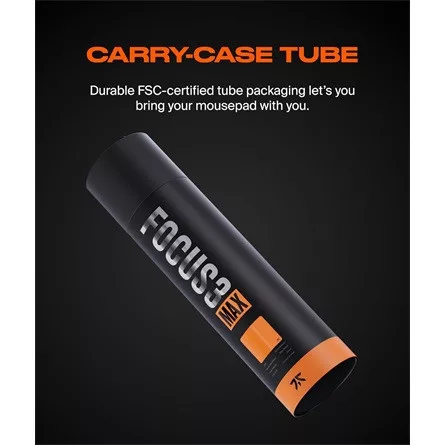 Fnatic Gear Focus3 MAX L gaming egérpad sunrise orange