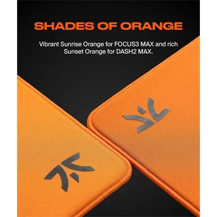 Fnatic Gear Focus3 MAX L gaming egérpad sunrise orange