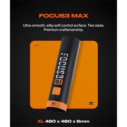 Fnatic Gear Focus3 MAX XL gaming egérpad sunrise orange