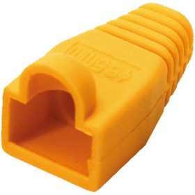   LogiLink MP0009 törésgátló moduláris csatlakozókhoz - 100db/cs - Sárga