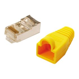   LogiLink MP0015 Cat5 moduláris csatlakozó - 100db/cs - Sárga