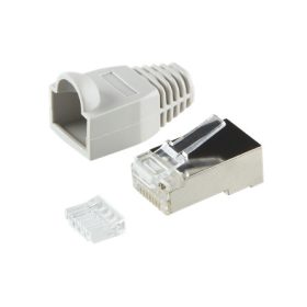   LogiLink MP0021 RJ45 Cat6 csatlakozódugó - 100db/cs - Szürke