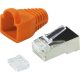 Logilink Modular Plug RJ45 Cat.6 STP, orange, 100pcs