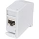 LogiLink MP0056 RJ45 CAT6A S/FTP -> RJ45 CAT6A S/FTP F/F keystone szerelődoboz fehér DIN sínre