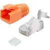 Logilink Cat.6A RJ45 moduláris dugó Cat.6A és Cat.7 tömör adatkábelhez, 10 db