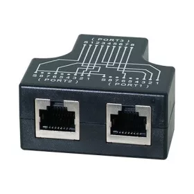   Logilink Kábelmegosztó adapter 1x RJ45 anya - 2x RJ45 anya, 10/100BT