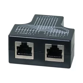   Logilink Kábelmegosztó adapter 1x RJ45 aljzat 2x RJ45 aljzathoz, 1:1 párhuzamos
