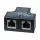 Logilink Kábelmegosztó adapter 1x RJ45 aljzat 2x RJ45 aljzathoz, 1:1 párhuzamos