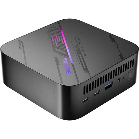 Blackview PCK Blackview MP100 Ryzen 7 5700U 32GB+1TB Windows 11 Pro mini PC - fekete