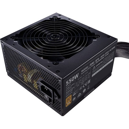 COOLERMASTER TÁP Cooler Master 550W - MWE Gold 550 V3 - MPE-5502-ACAAG-3BEU - 80+ Gold  - ATX 3.1 - Nem moduláris - Fekete Tápegység
