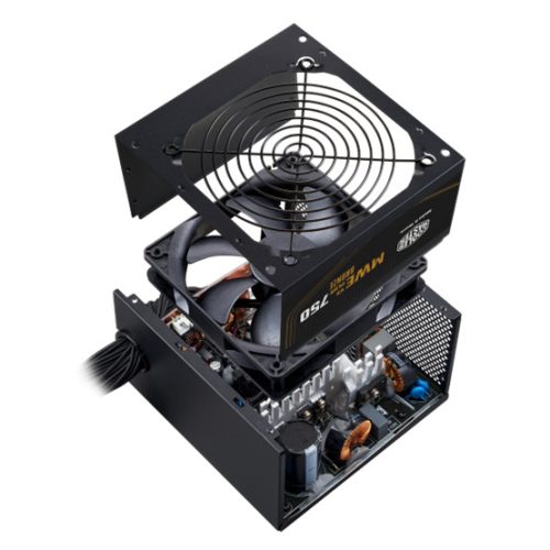 COOLERMASTER TÁP Cooler Master 750W - MWE Bronze 750 V3 - MPE-7501-ACAAW-3BEU - 80+ Bronze ATX3.1 - Fekete Tápegység