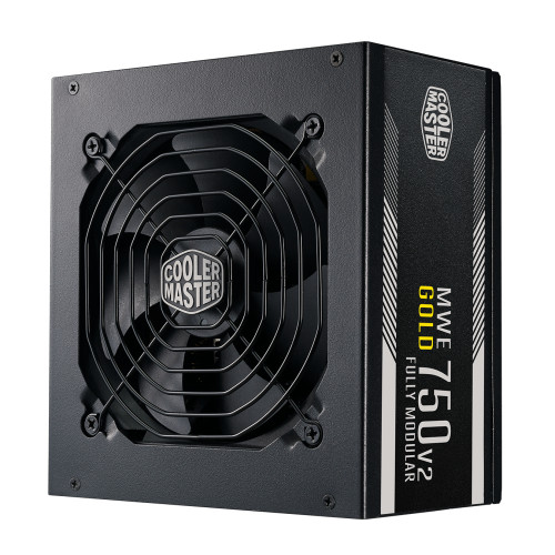 CoolerMaster COOLER MASTER Tápegység MWE 750W, 12cm, 80+ Gold V2, Aktív PFC