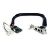 StarTech mini PCI-E x1 1+2 portos FireWire A FireWire B IO vezérlő