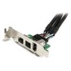 StarTech mini PCI-E x1 1+2 portos FireWire A FireWire B IO vezérlő