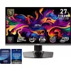 MSI MPG 272URX QD-OLED 26.5" Quantum Dot OLED gaming monitor fekete 240Hz G-Sync (USB-C: 98W)