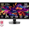 MSI MPG 322URX QD-OLED 31.5" Quantum Dot OLED gaming monitor fekete 240Hz G-Sync (USB-C: 98W)